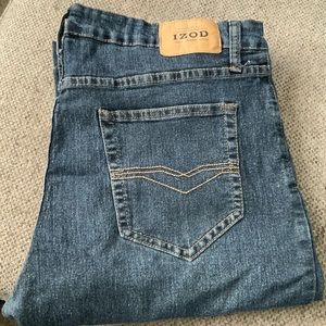 Men's IZOD Straight-Fit Comfort Stretch Jeans 36x32